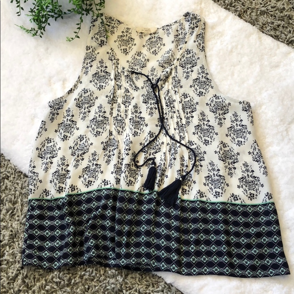 Iris tank top